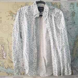 Bonobos Blue Flamingo Button Down Shirt